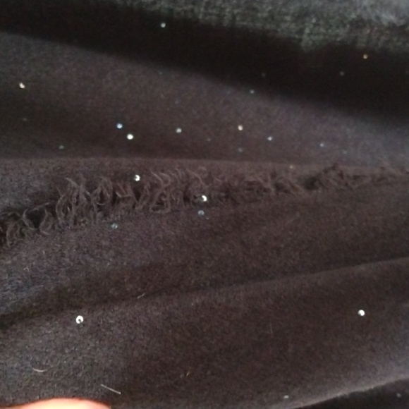 Pretty Persuasions women's black and sequins scarf with tags New - Picture 10 of 17